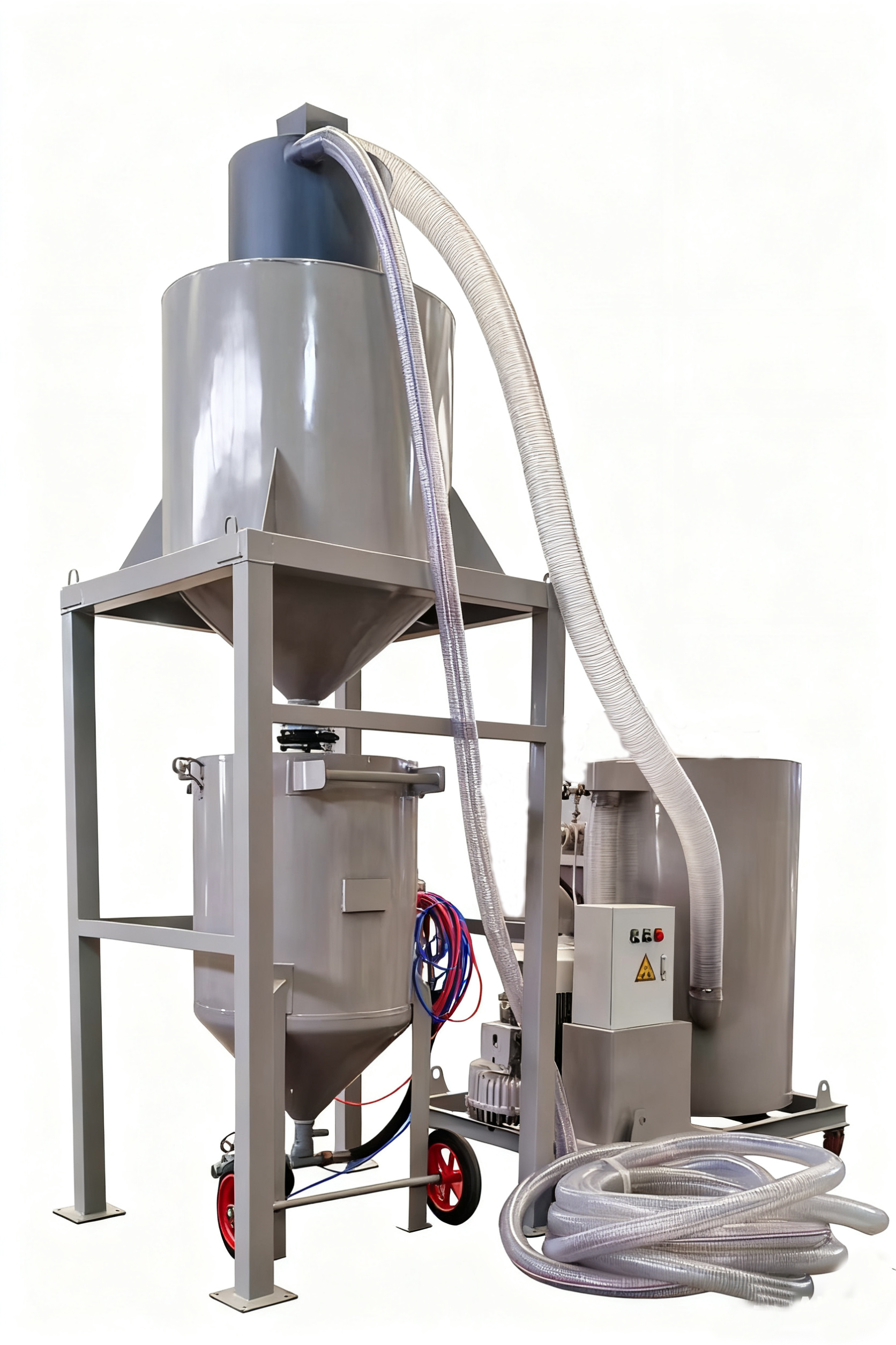 18.5 KW Portable Abrasive Media Recycling Vacuum Sand Suction Machine