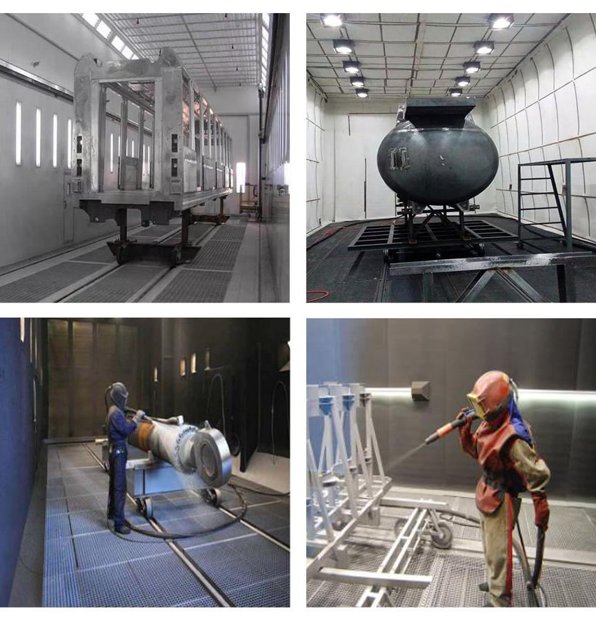 Automatic Recovery System Electric Customized Sandblasting Room Booth 