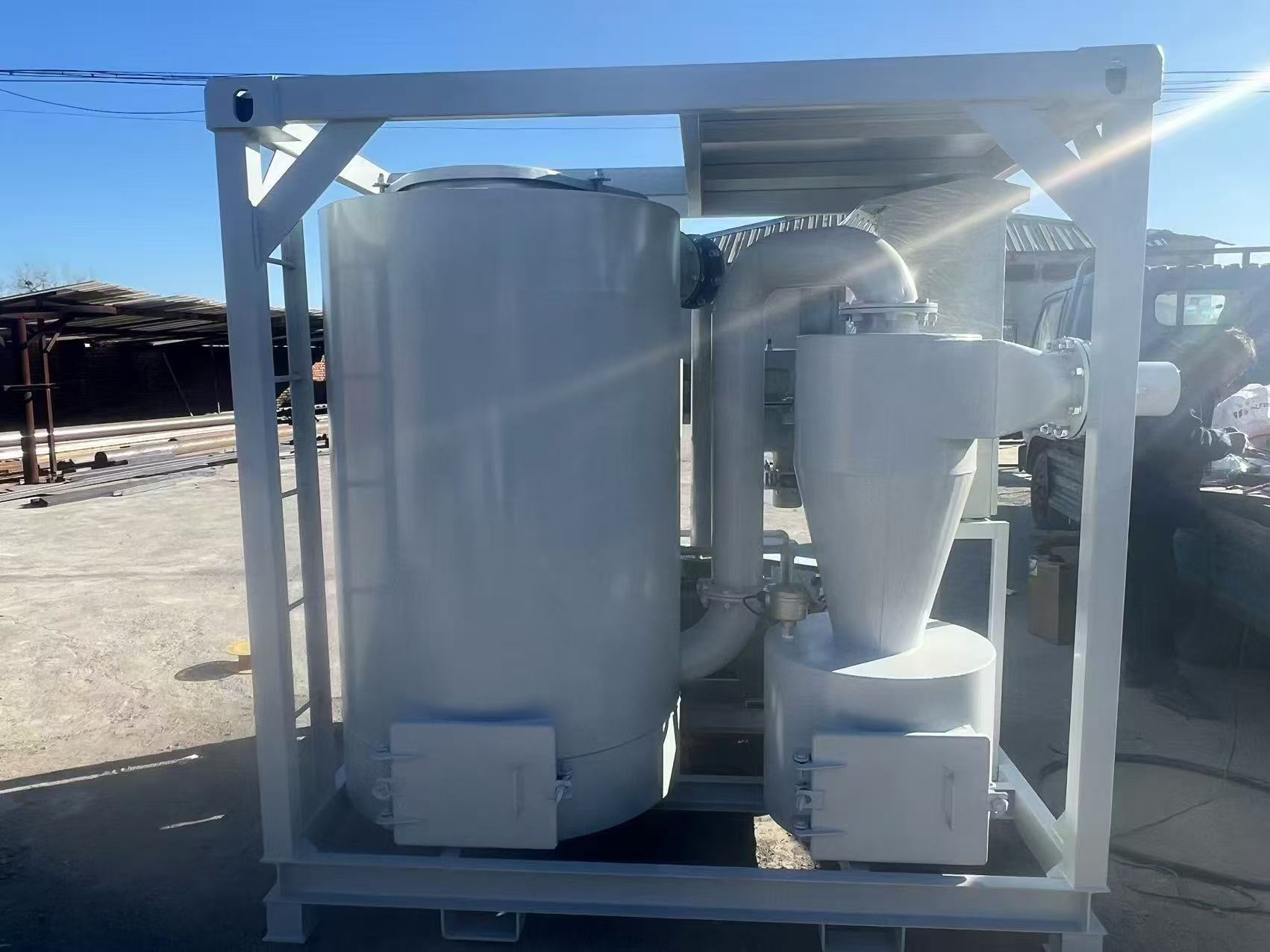75 KW Abrasive Recycling Vacuum Sand Suction Machine